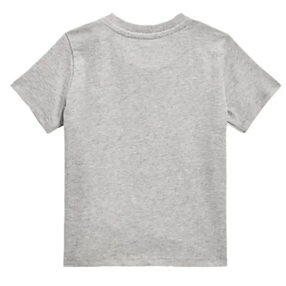 RALPH LAUREN • Polo Baby Boy Cotton Jersey Crewneck Tee Shirt - Picture 2 of 4